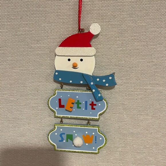 Snowman Let It Snow Ornament - Picture 1 of 2